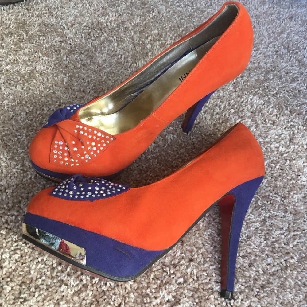 RED BOTTOM BERTINNI Platform High Heels Size 8.5. Excellent condition.